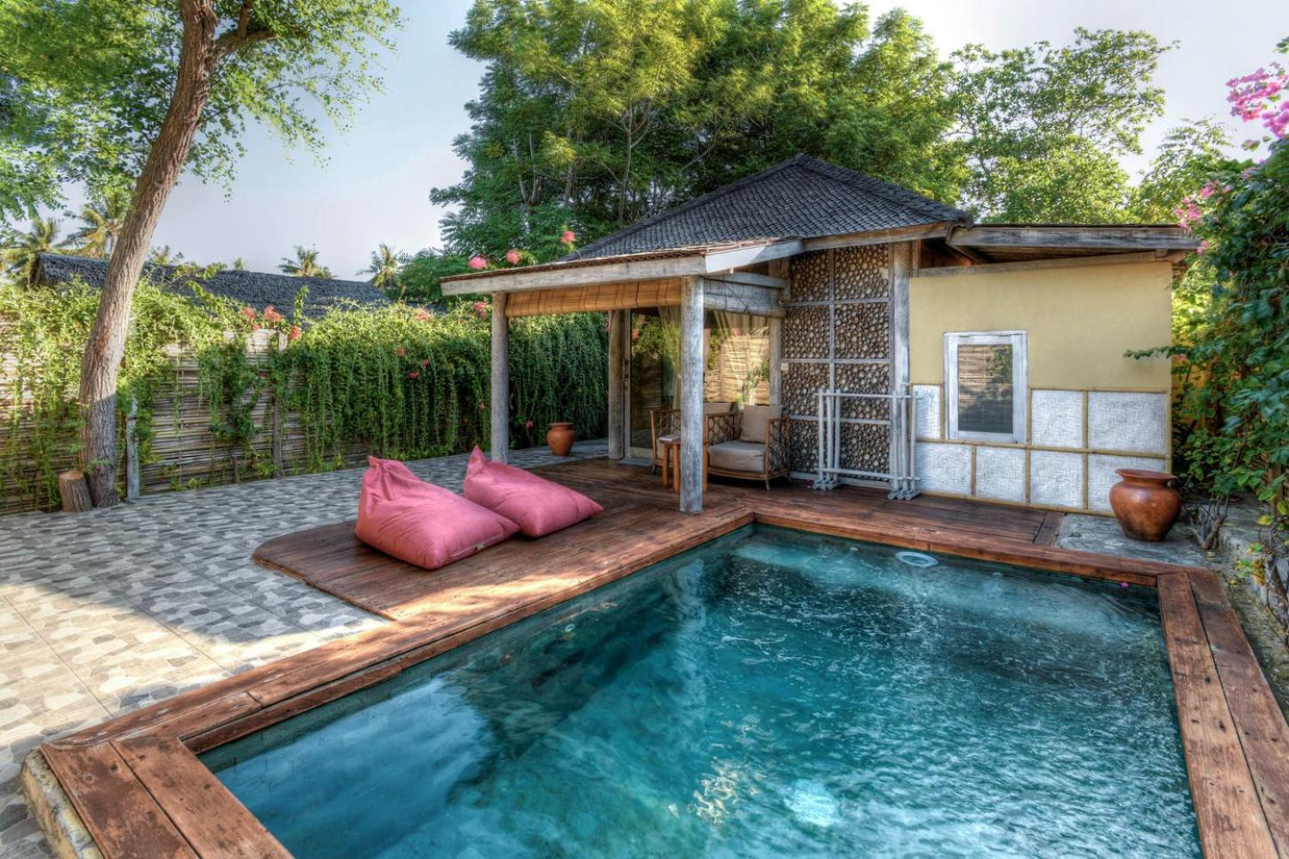 Les Villas Ottalia Yoga & Diving, Gili Meno Exterior foto
