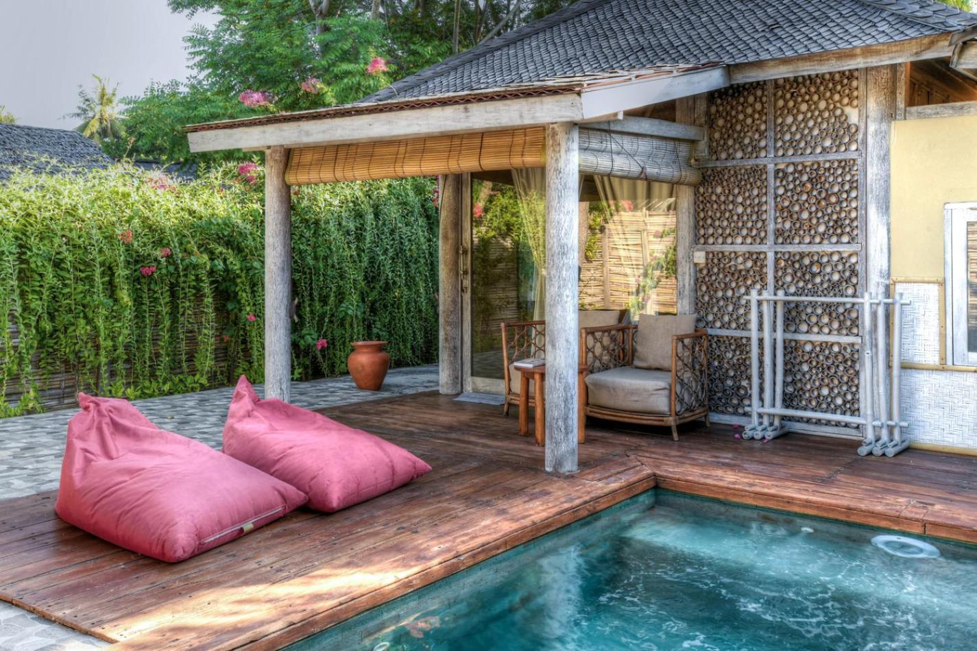 Les Villas Ottalia Yoga & Diving, Gili Meno Exterior foto