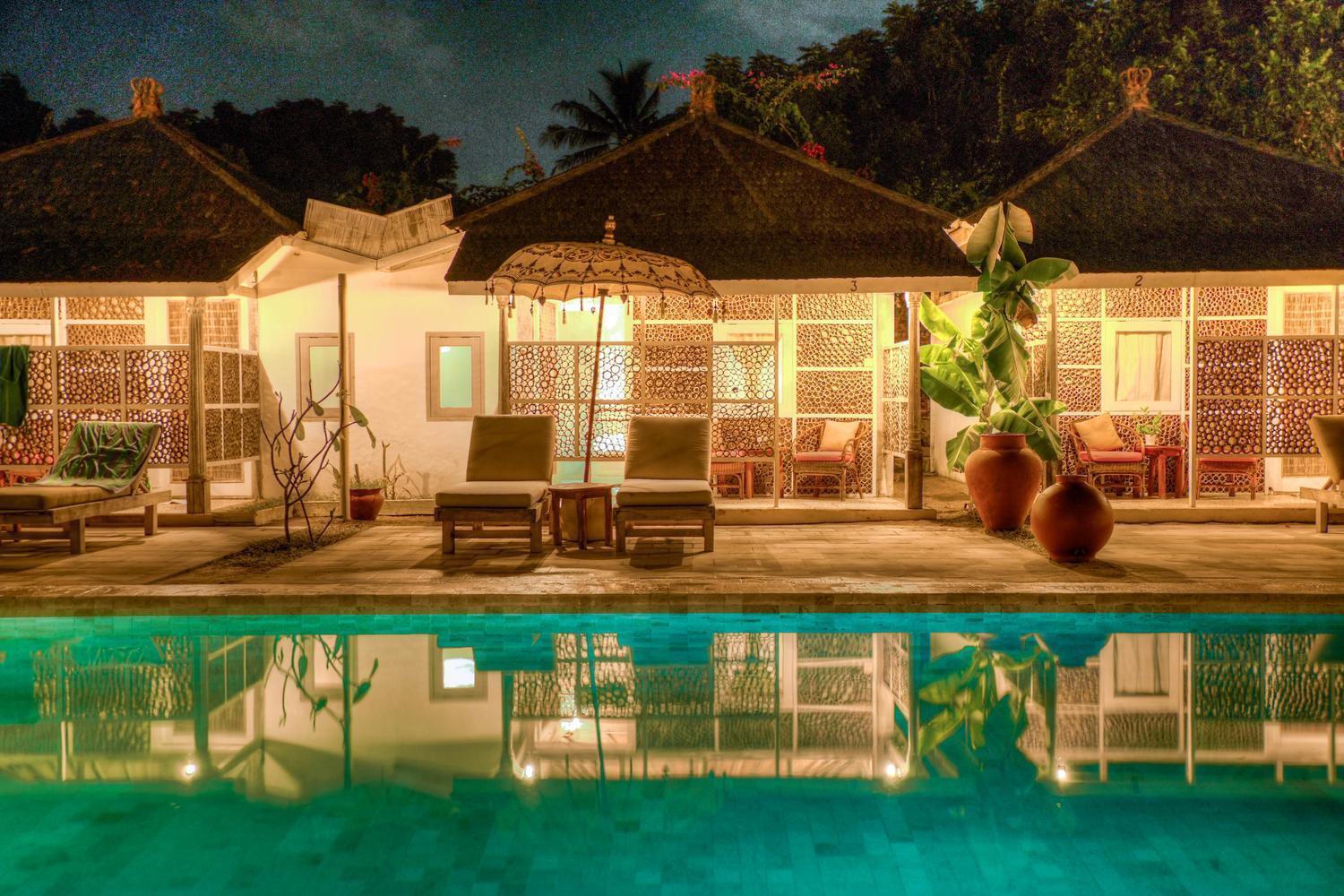 Les Villas Ottalia Yoga & Diving, Gili Meno Exterior foto