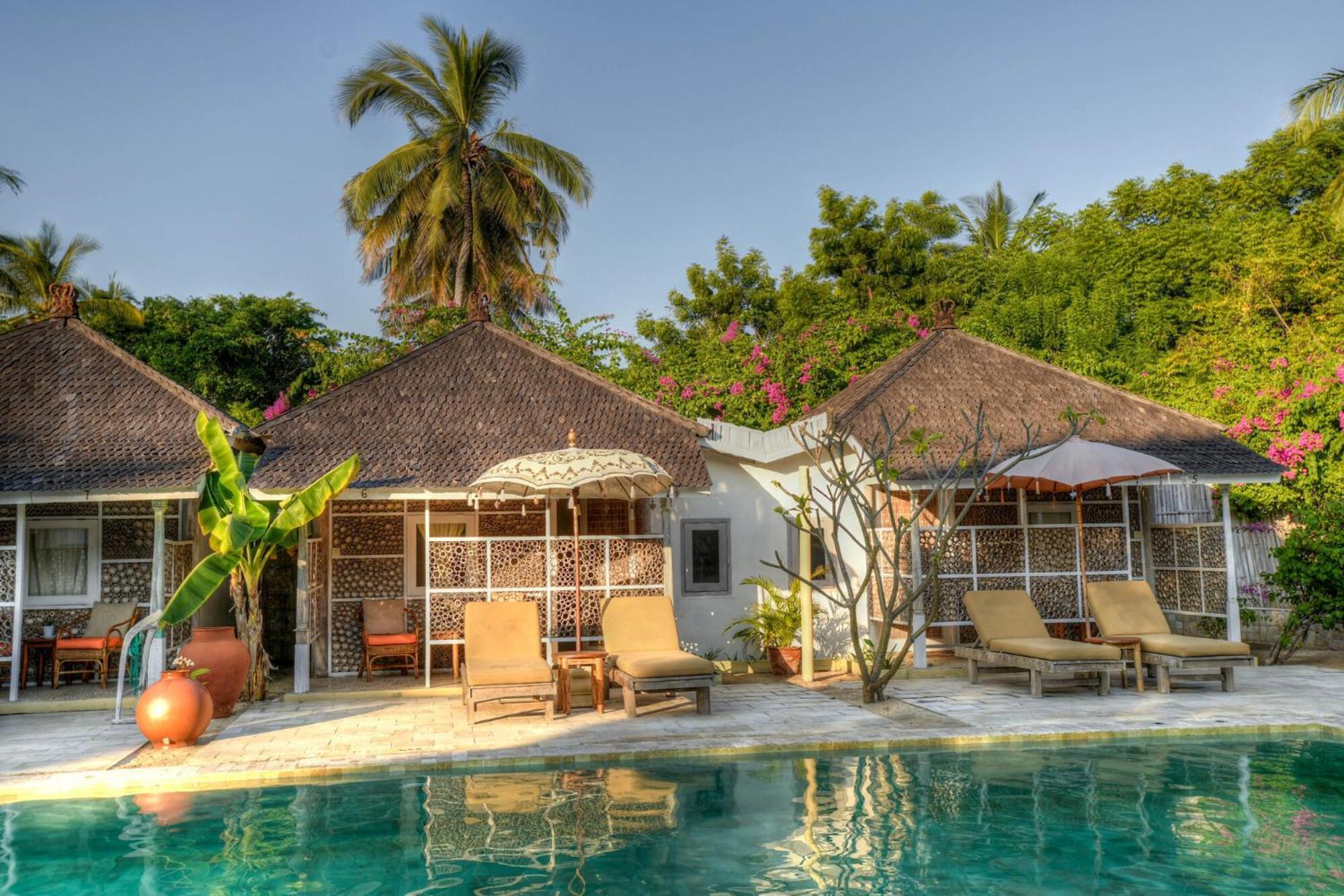 Les Villas Ottalia Yoga & Diving, Gili Meno Exterior foto