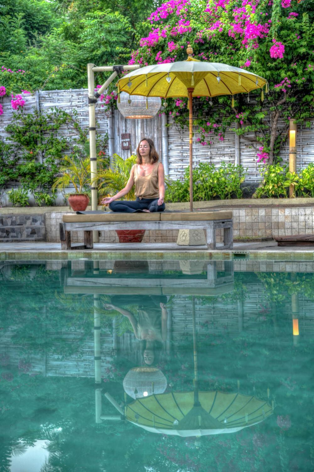 Les Villas Ottalia Yoga & Diving, Gili Meno Exterior foto